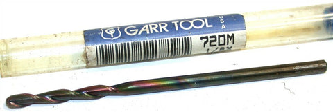 Garr Tool 1/8" 2-Flute Extra Length Carbide Ball End Mill 43030 New