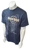 Hard Rock Cafe Men's San Francisco Graphic Navy Short Sleeve Shirt Size Large