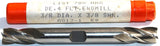 Brubaker 78022 3/8" 4 Flute Double End HSS End Mill