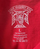 Four Horsemen NYC Men's Support Your Local White Boy Red Shirt Size Large