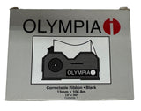 Olympia 79763 Black Correctable Ribbon 13mm x 106.8m
