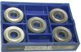 Lot of 5 Ingersoll RNLM84-01 235 Carbide Molded 1" Dia Indexable Milling Inserts
