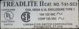 Linemaster T-91-SC3 Treadlite II Electrical Footswitch 1/2HP 10A 125 VAC