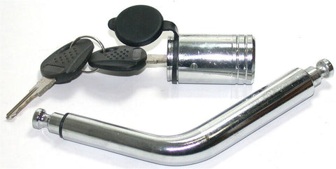 TowSmart Boomerang Bent Locking Hitch Pin 1/2in Pin Stainless Steel with 2 Keys