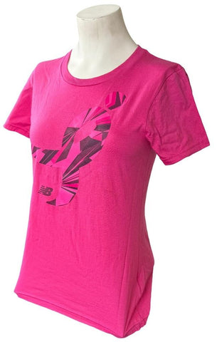 New Balance Women's NB Breast Cancer Awareness Pink Short Sleeve Shirt Size XS