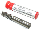 Minicut CY996-1612 ASP30 1/2" Diameter 4 Flute Coolant Thru Roughing End Mill
