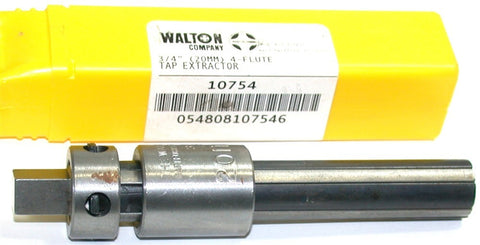 Walton 10754 3/4" 4 Flute Tap Extractor With Square Shank