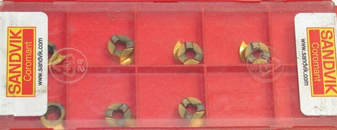Lot of 7 New Sandvik MB-07G100-00-10R 1025 CoroCut Grooving Carbide Inserts