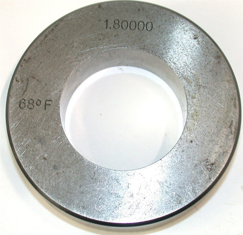 1.80000 Inch Precision Master Setting Ring Gage