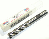 Regal 050356AM 3/8" Diameter 3/8" Shank 4 Flute Single End Extended HSS End Mill