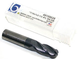 Blue Chip 49159028 7/16" Dia. 7/16in shank 4 Fl ALTiN Coat Carbide Ball End Mill