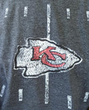 Nike NFL Team Apparel Men's Kansas City Chiefs Football Gray Long Sleeve Shirt