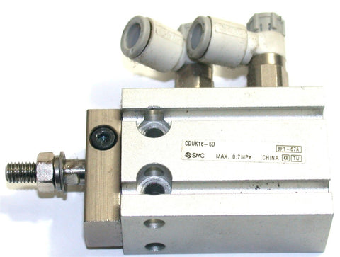 SMC CDUK16-5D Dual Rod Double Acting Air Slide Cylinder