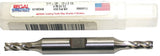 Regal 051083 3/16" Diameter 3/8" Shank 4 Flute Double End HSS End Mill