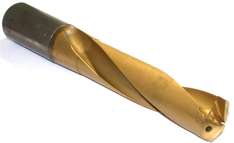 Valenite 1 3/8" 1.375" Carbide Tip Drill Coolant Thru 10" OAL 1 1/2" Shank