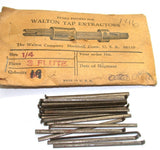 19 New Walton 12253 Spare Fingers for use with 1/4" 3-Flute Tap Extractor