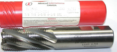 YG-1 Minicut 0816-2816 5/8" Diameter 5/8" Shank 5 Fl Cobalt Roughing End Mill