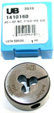 Union Butterfield 1410160 #8-32 NC HSS Adjustable Round Thread Die 1" OD
