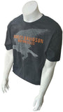 Harley Davidson Motorcycle Men's Eagle Graphic Black Short Sleeve Shirt Size L