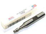 Regal 055036AM M5 Diameter 3/8 inch Shank 2 Flute Single End HSS End Mill
