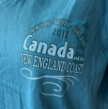 Women's Disney Cruise Line Canada And The New England Coast 2012 Shirt Size M