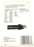 Black & Decker U1533 Chuck Key Fits 3/8" & 1/2" 9/32" Pilot Hole