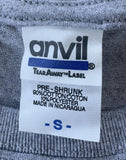 Anvil Men's Elon University Graphic Gray Short Sleeve Shirt Size Small