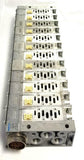 Festo VIMP-04-D-1 Valve Manifold Bank W/12 VIGK-04-D-1 Manifold Blocks