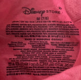 Disney Girls Mickey & Minnie Mouse Graphic Pink Short Sleeve Shirt Size Medium