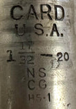 Card U.S.A 1 17/32-20 Plug Hand Tap 6 Flute NS CG HS1