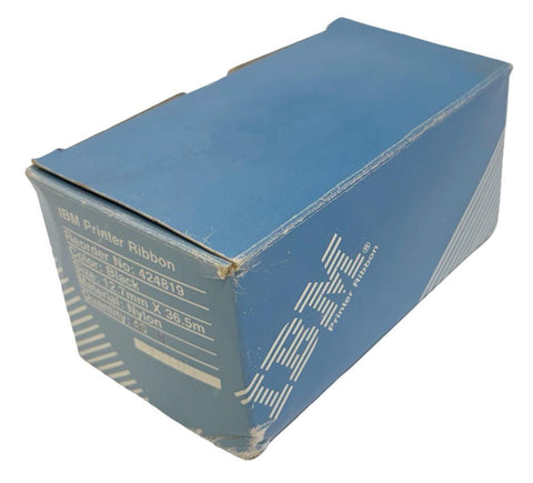 Lot of (9) IBM 424819 Nylon Printer Ribbon 12.7mm x 36.5m