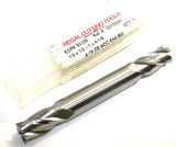 Regal 50036 1/2" Diameter 1/2" Shank 4 Flute Double End HSS End Mill