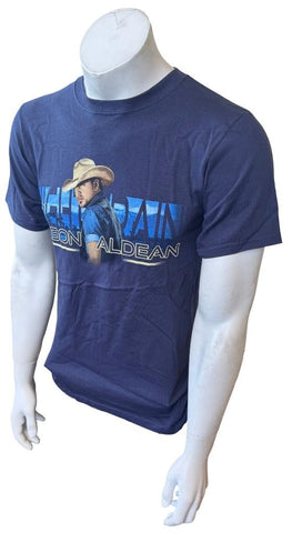 Anvil Men's Jason Aldean Night Train 2013 Tour Graphic Navy Shirt Size Small