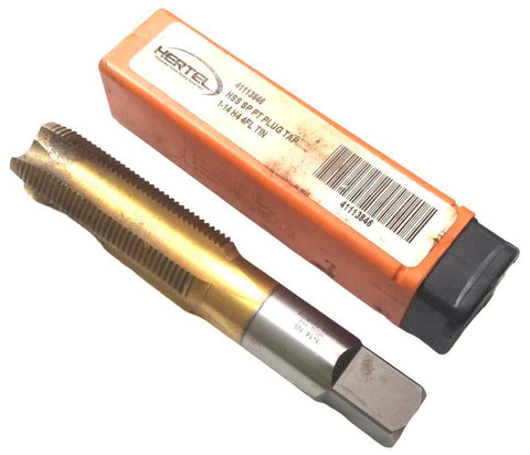 Hertel 41113846 Plug Tap 1-14 NS HSG H4 HSS SP PT 4FL TIN 0409N71A