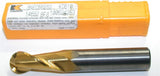 Kennametal BNEC562S2 KC610 9/16 Dia 9/16" shank 2 Fl Solid Carbide Ball End Mill