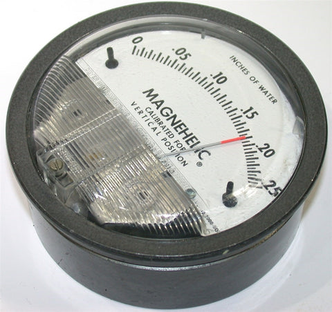 Dwyer Magnehelic 0 to .25 Differential Pressure Gage 2000-00