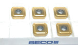 Lot of 6 Seco SPGX1504-C1 T400D Indexable Coated Carbide Drilling Inserts