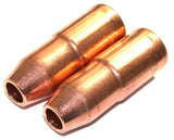 2 pk Tweco 21-37 1210-1100 3/8" Standard Thread-On Tip Recess Nozzles