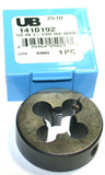 Union Butterfield 1410192 1/2"-20 NF HSS Adjustable Round Thread Die 1 1/2" OD