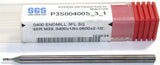 Kyocera SGS P3S00400S_3_1 .0400" Diameter 3 Flute Carbide End Mill
