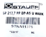 Stauff STNA11376 12mm Tube Pipe Clamp Kit SP 212,7 PP DP-AS U W4 #K