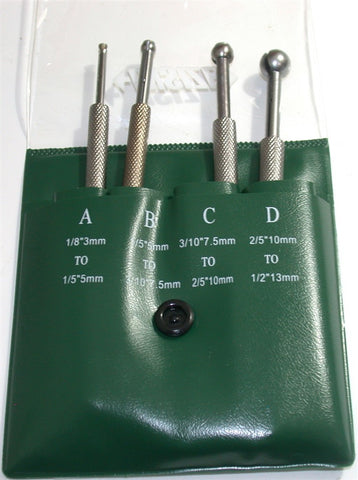 Insize 4208-1 Small Hole Gage 4 Pcs Set 3-13MM (.125-.500")