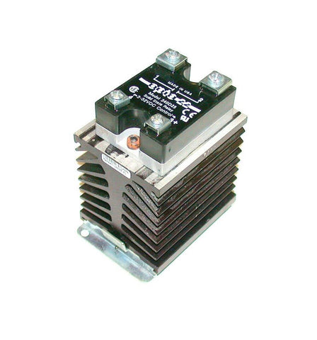 OPTO 22 240D25 SOLID STATE RELAY W/HEATSINK 25 AMP 240 VAC