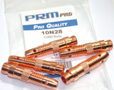 5 pk PRM Pro 10N28 Collet Body 1/8" for 17-18-26 Series TIG Torches