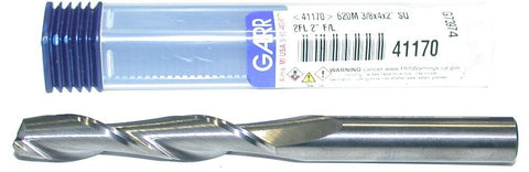 Garr Tool 41170 2-Flute Carbide 620mm Diameter 2" LOC Xtra Long End Mill