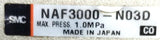 SMC NAF3000-N03D Pneumatic Filter 1.0MPa Polycarbonate Bowl 145PSI Max 3/8"NPT