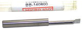 Micro 100 BB-140800 Carbide Boring Bar .152" Dia Min Bore 1/8" shank 0.8in depth