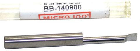 Micro 100 BB-140800 Carbide Boring Bar .152" Dia Min Bore 1/8" shank 0.8in depth