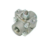 Worcester Controls 3-Piece Stainless Steel Ball Valve 1/2 NPT NO HANDLE