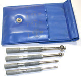 06471965 4 pcs Full Ball Small Hole Bore Gage Set .125-.500" (3‑13mm) with Case